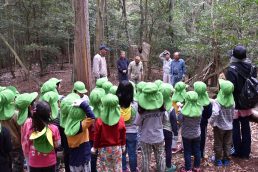 野瀬山で遊んだよ。筍もゲット！