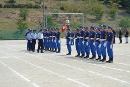 第４分団市長特別点検　新人さんもかっこ良かったです！