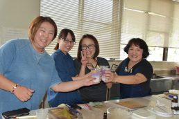 いい香りに癒されて♪～　瑞浪南中学校家庭教育学級