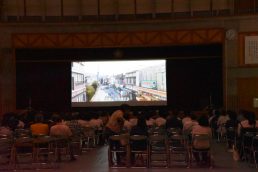 まちづくりに中学生大活躍　ふれあい映画館