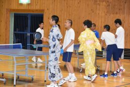 浴衣にフライパン！？