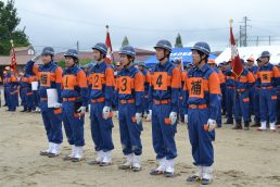 操法大会　第４分団 ３位入賞！