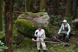 スッキリしたね　町内草刈り作業