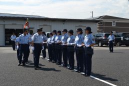 女性分団 若き有志　井戸明音さん、市長特別点検