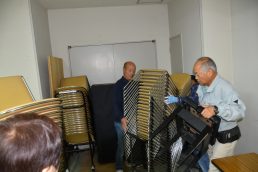 雨降りの後は、縁起がいい！　明日は文化祭。