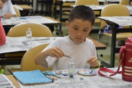 お母さんと一緒に作ったよ🌼