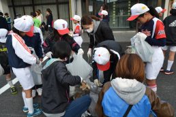 スポ少 清掃活動、公民館に戻ると…