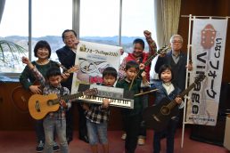 フォークvillage2020PR　市長室表敬訪問