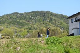 子ども達の遊び声に元気をもらって！