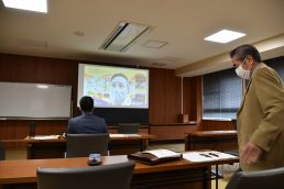 麗澤瑞浪中学生と市役所　オンラインで学習会