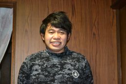 ４月の稲津さん　【故郷にマスクをプレゼント】