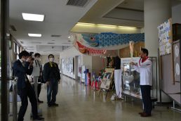 トーチ記者さん来館！