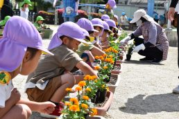 🌺お花を植えたよ！